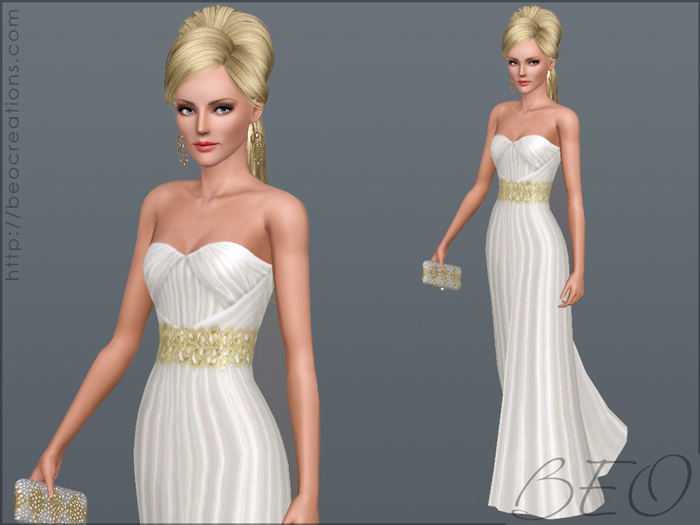 long formal dress 02 for Sims 3 by BEO